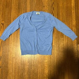 Blue Women's Cardigan Sweater